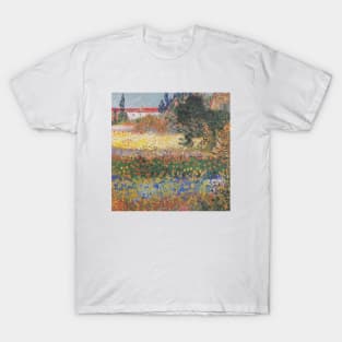 Vincent Van Gogh- Flowering Garden T-Shirt